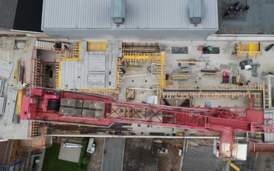 Stand der Bauarbeiten