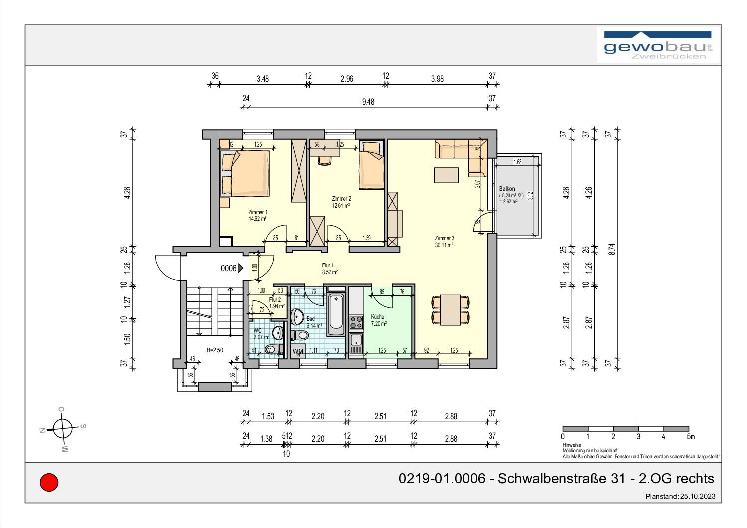 0219-01.0006 - Schwalbenstraße 31 - 2.OG rechts
