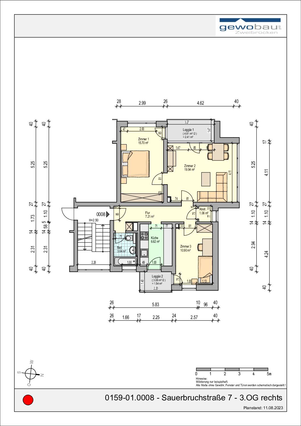 0159-01.0008 - Sauerbruchstraße 7 - 3.OG rechts