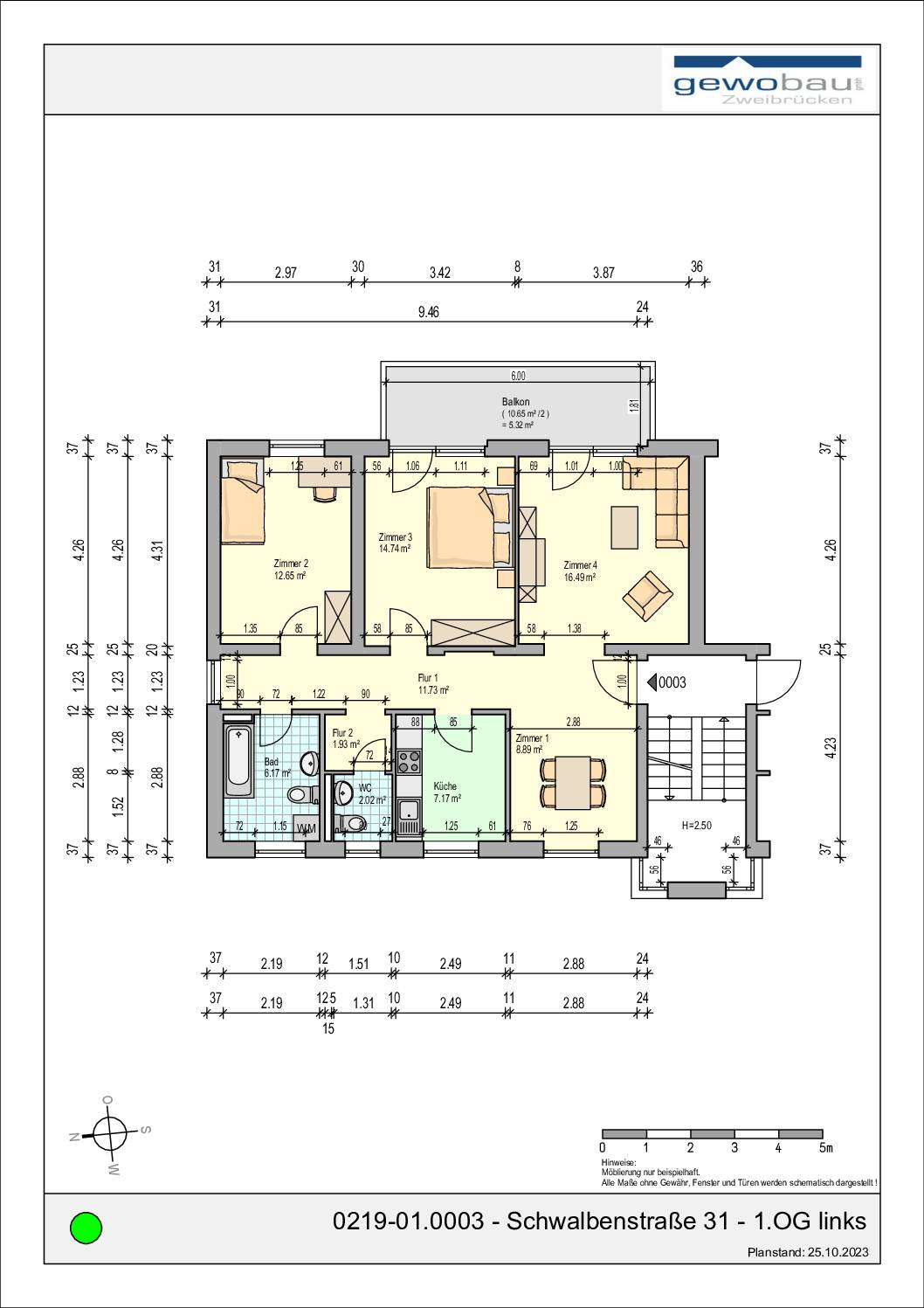 0219-01.0003 - Schwalbenstraße 31 - 1.OG links
