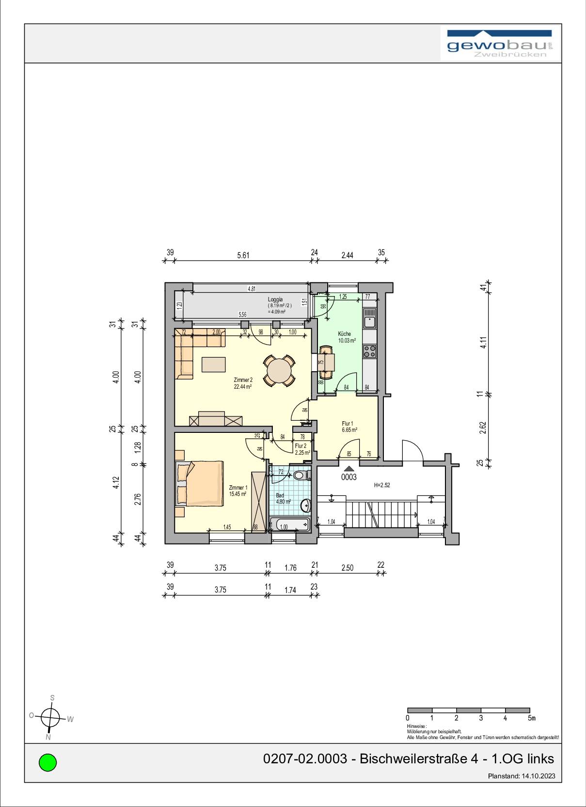 0207-02.0003 - Bischweilerstraße 4 - 1.OG links