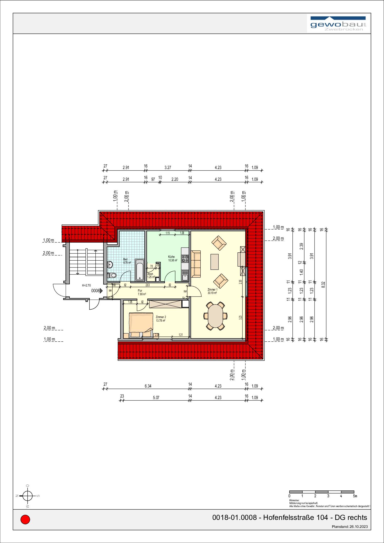 0018-01.0008 - Hofenfelsstraße 104 - DG rechts