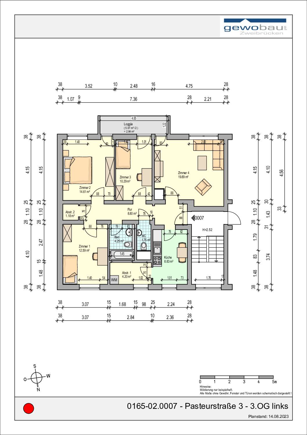 0165-02.0007 - Pasteurstraße 3 - 3.OG links