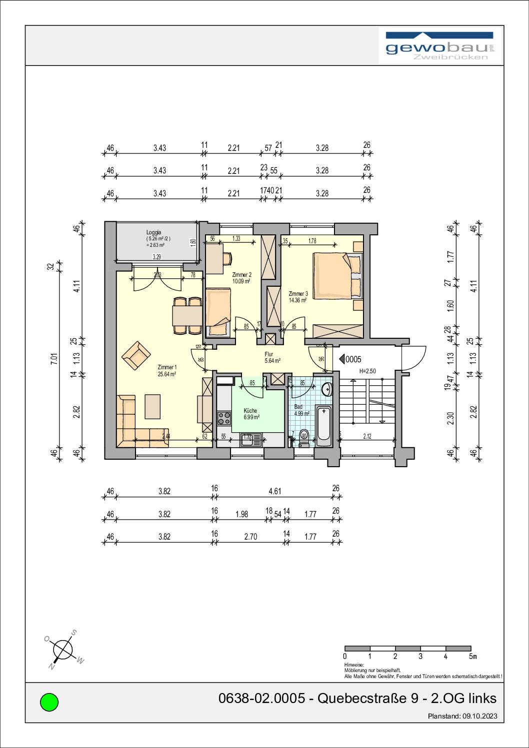 0638-02.0005 - Quebecstraße 9 - 2.OG links
