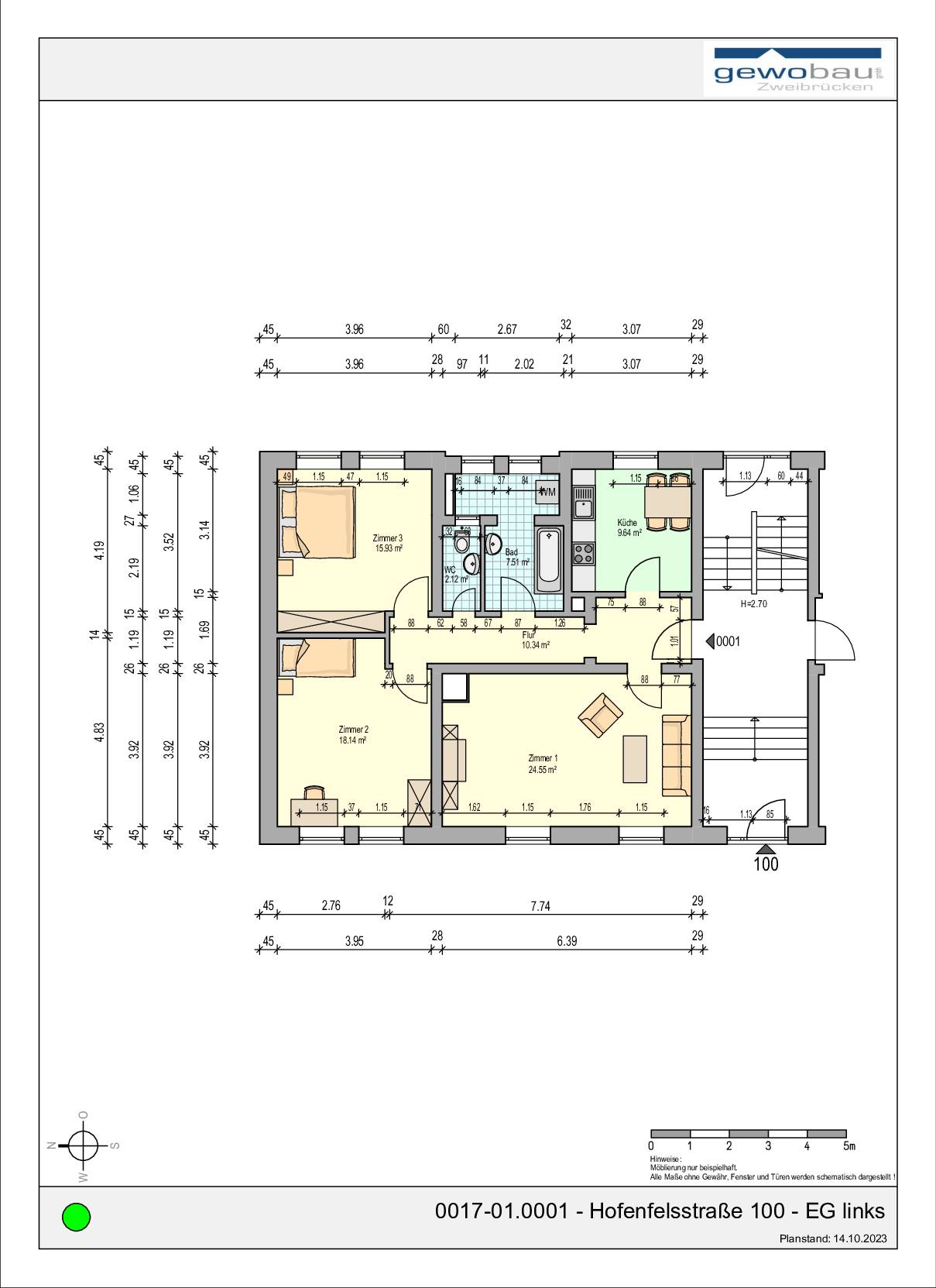 0017-01.0001 - Hofenfelsstraße 100 - EG links