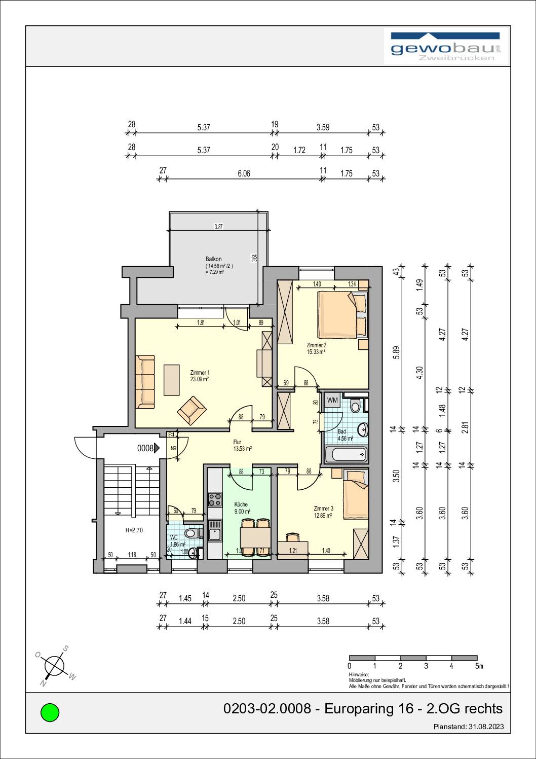 0203-02.0008 - Europaring 16 - 2.OG rechts