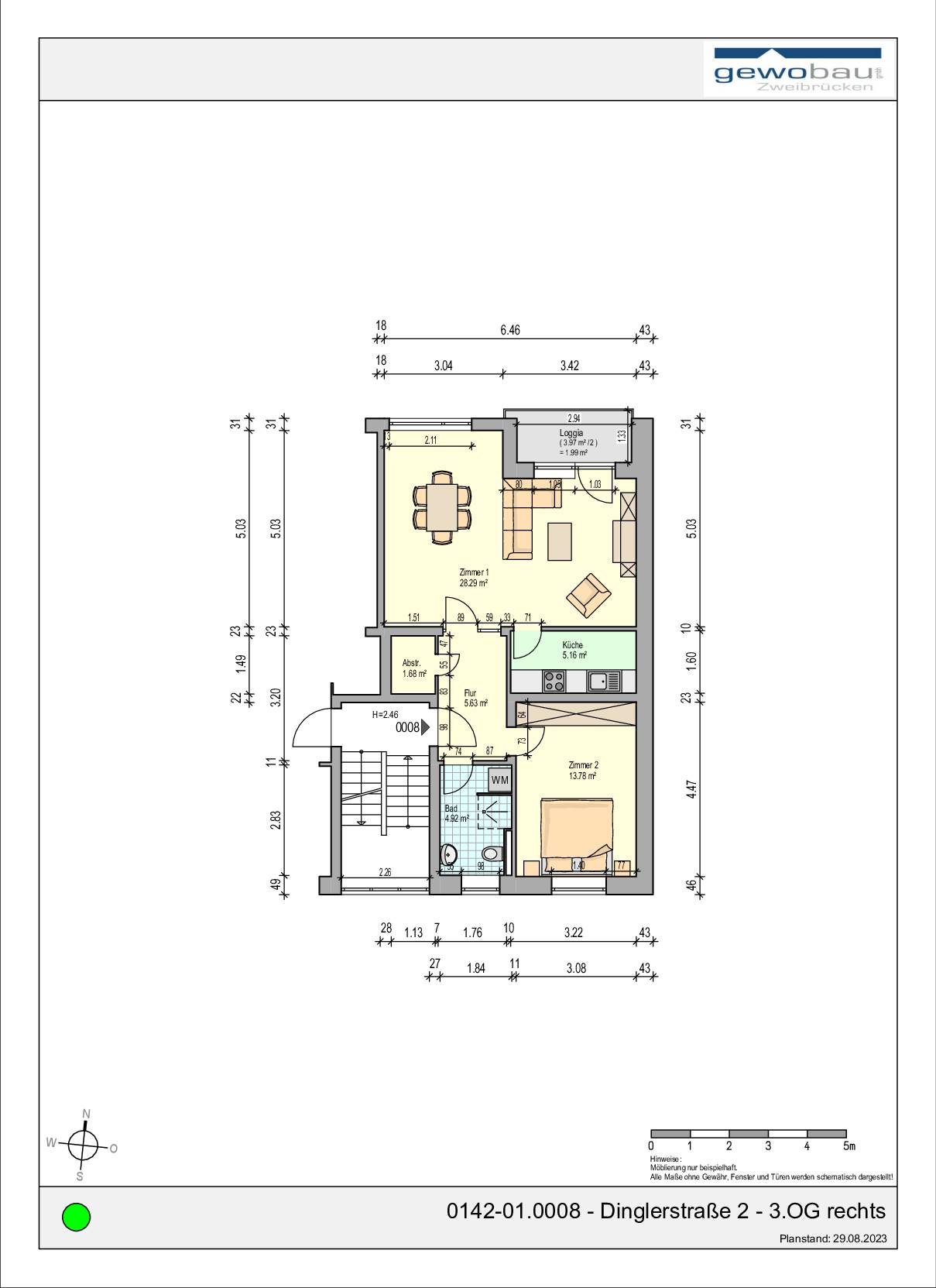 0142-01.0008 - Dinglerstraße 2 - 3.OG rechts