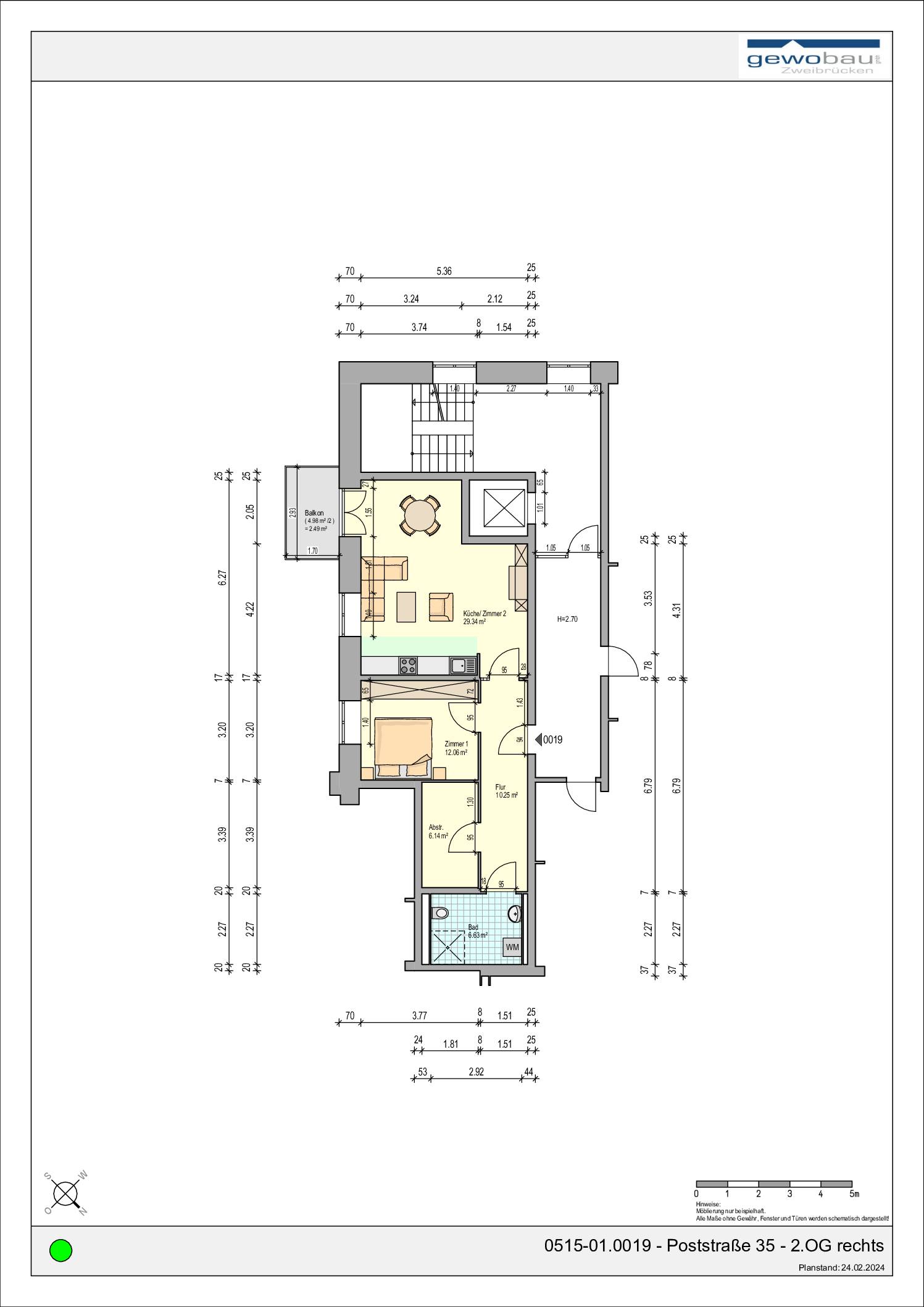 0515-01.0019 - Poststraße 35 - 2.OG rechts