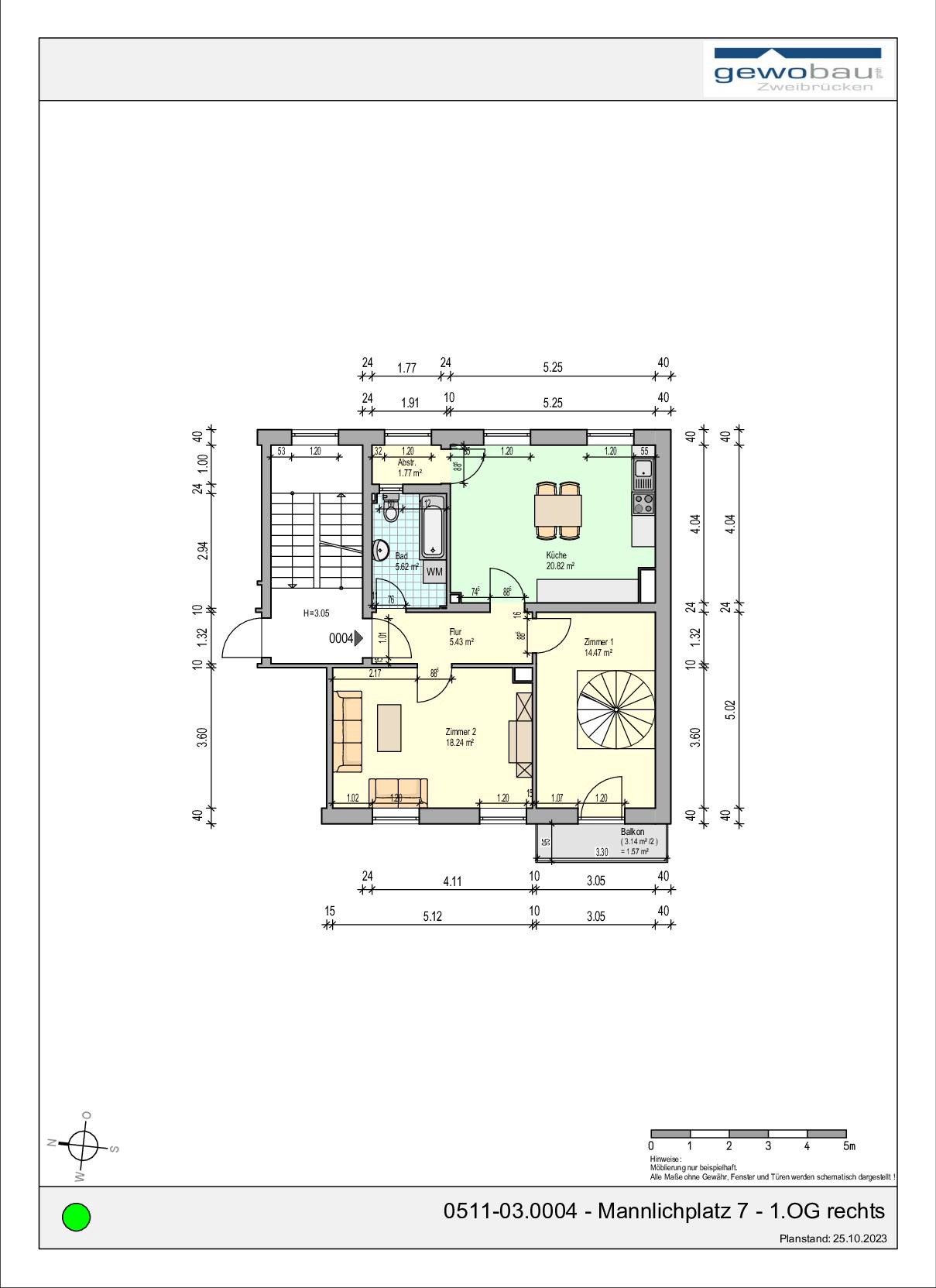 0511-03.0004 - Mannlichplatz 7 - 1.OG rechts