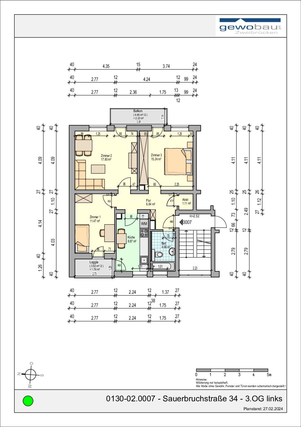 0130-02.0007 - Sauerbruchstraße 34 - 3.OG links