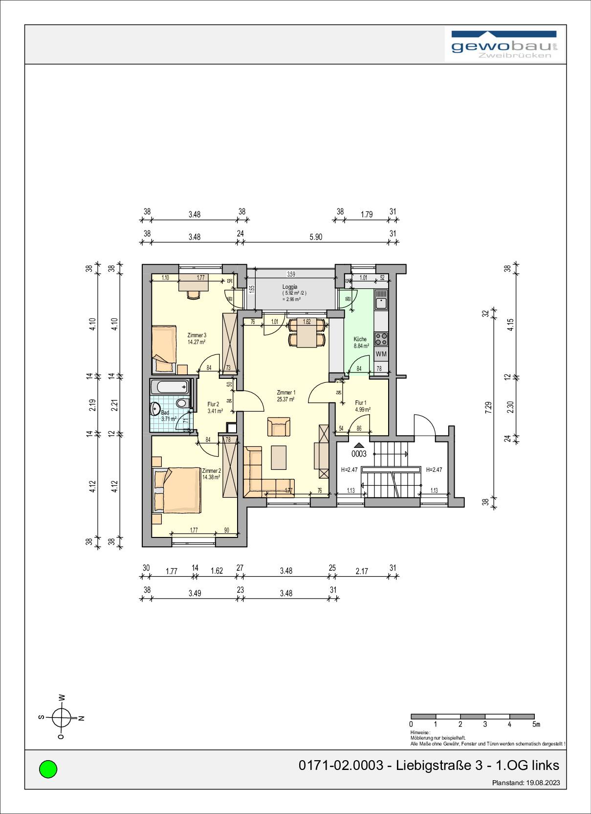 0171-02.0003 - Liebigstraße 3 - 1.OG links