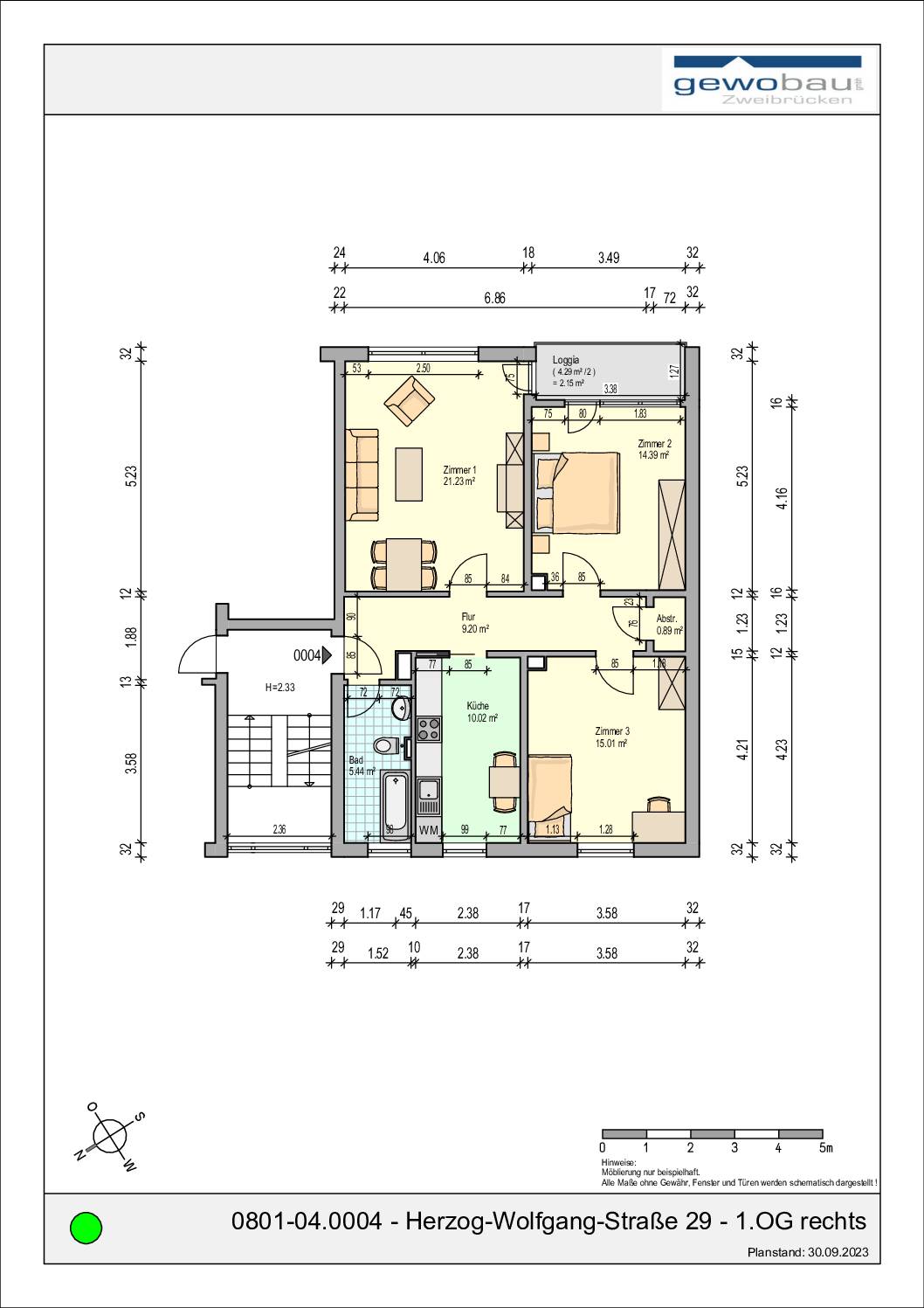0801-04.0004 - Herzog-Wolfgang-Straße 29 - 1.OG rechts