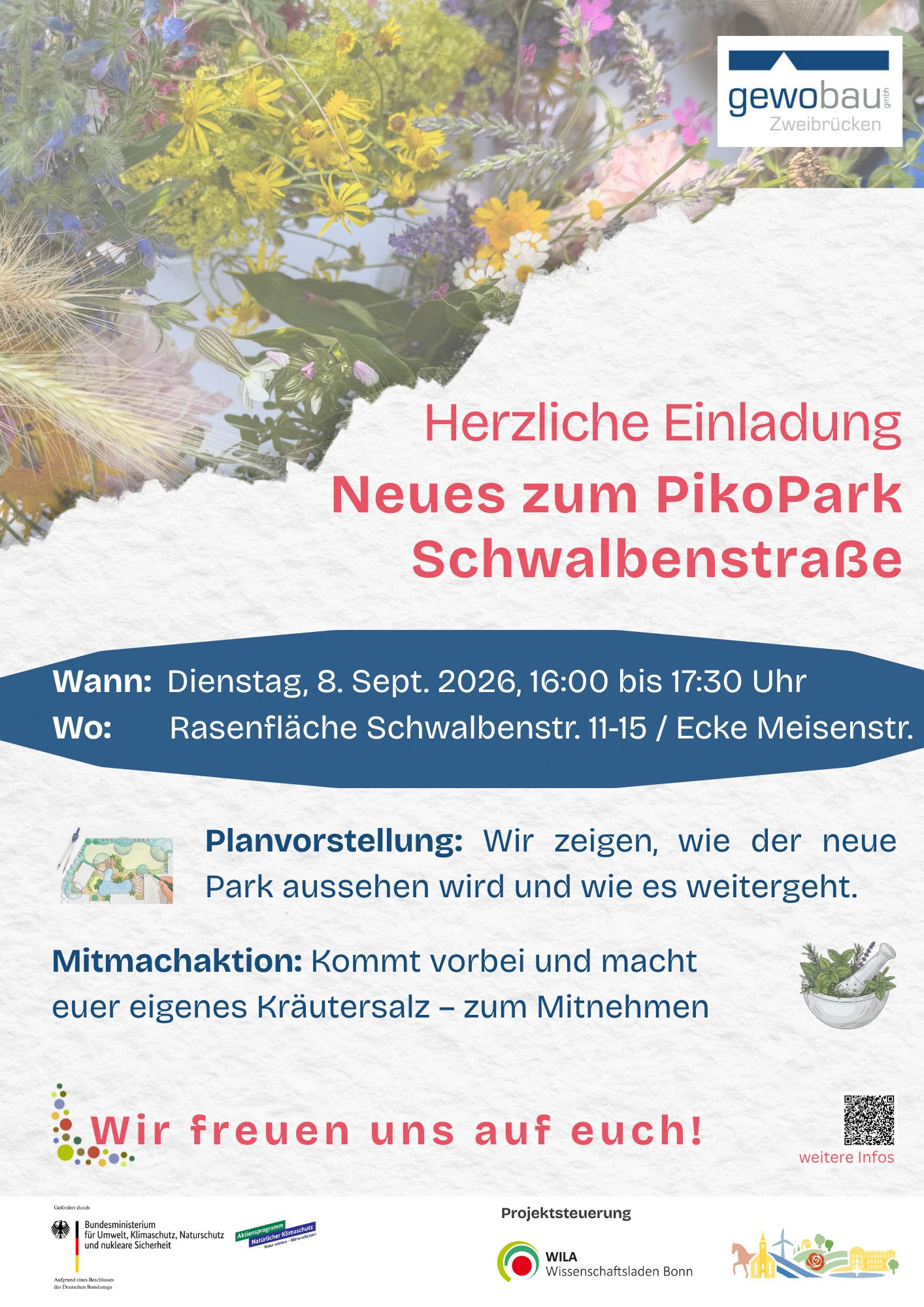 Herzliche Einladung: Neues zum PikoPark Schwalbenstr.