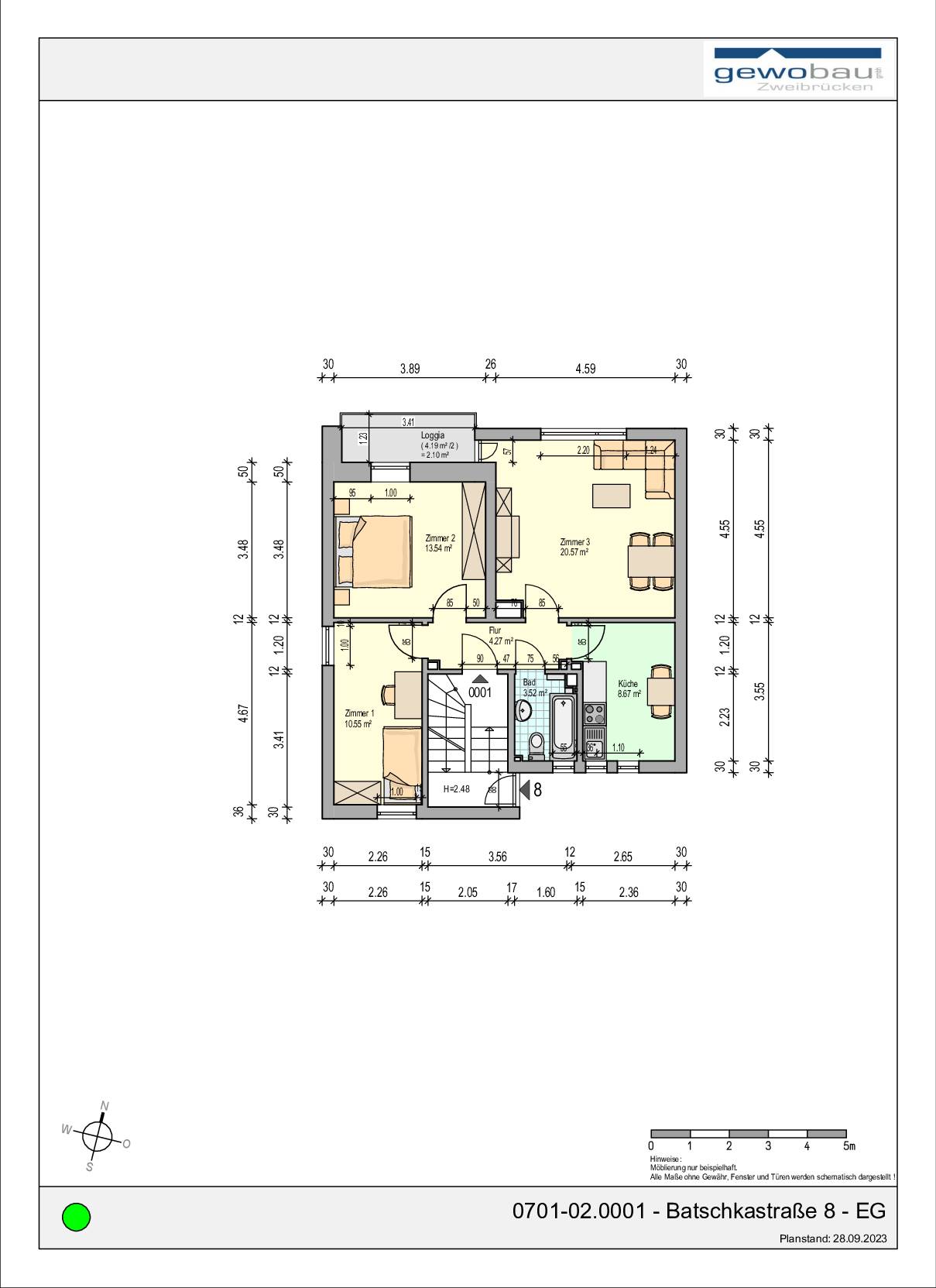 0701-02.0001 - Batschkastraße 8 - EG